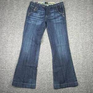 Vigoss Women's Dark Blue Flare Jeans